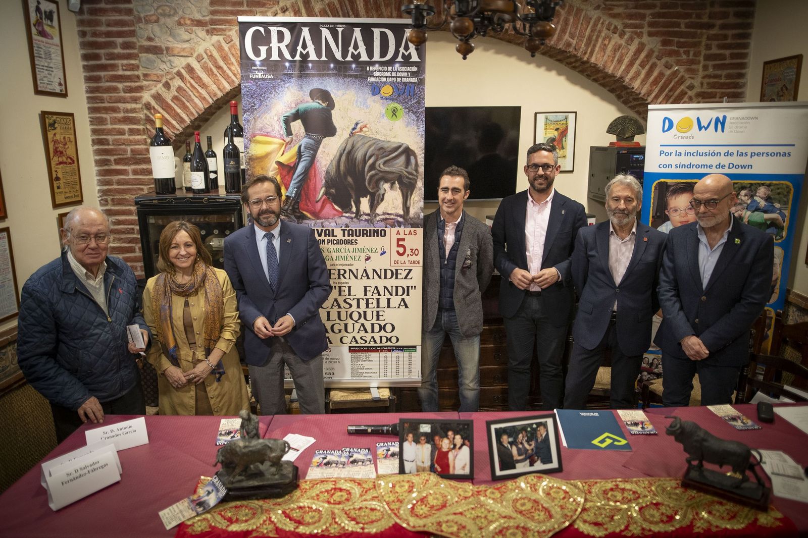 El restaurante Ramírez fue el escenario de la presentación del cartel del festival taurino.