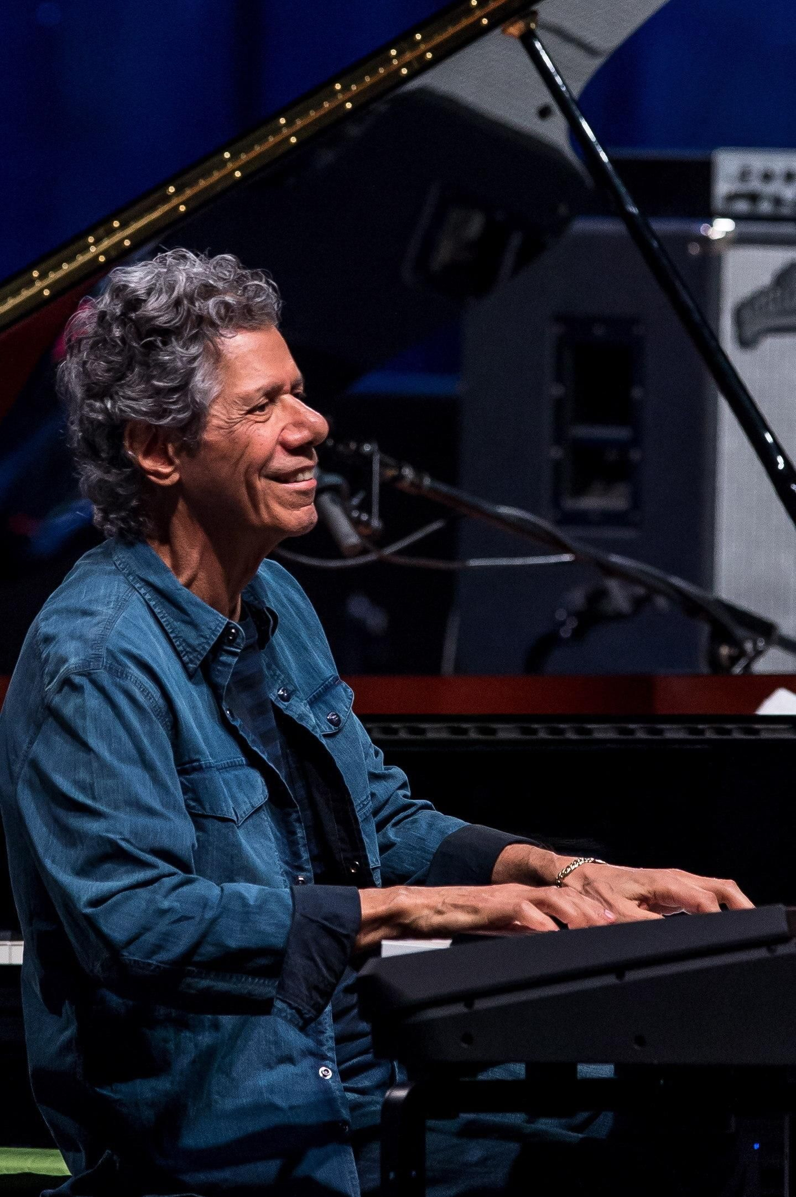 Corea al piano en un concierto en Polonia en 2017.