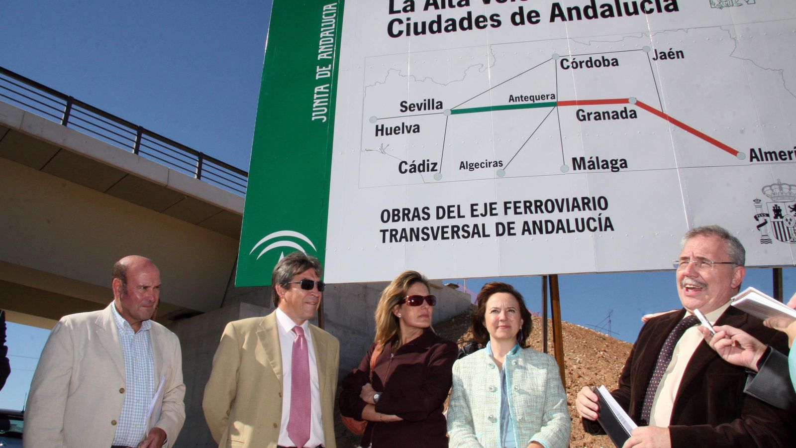 Obras del Eje Ferroviario Transversal de Andalucía