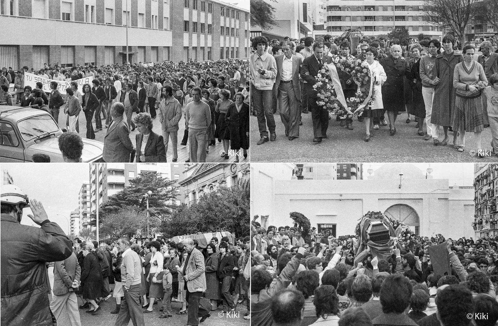 El entierro de Martín Luna. Fotos Kiki