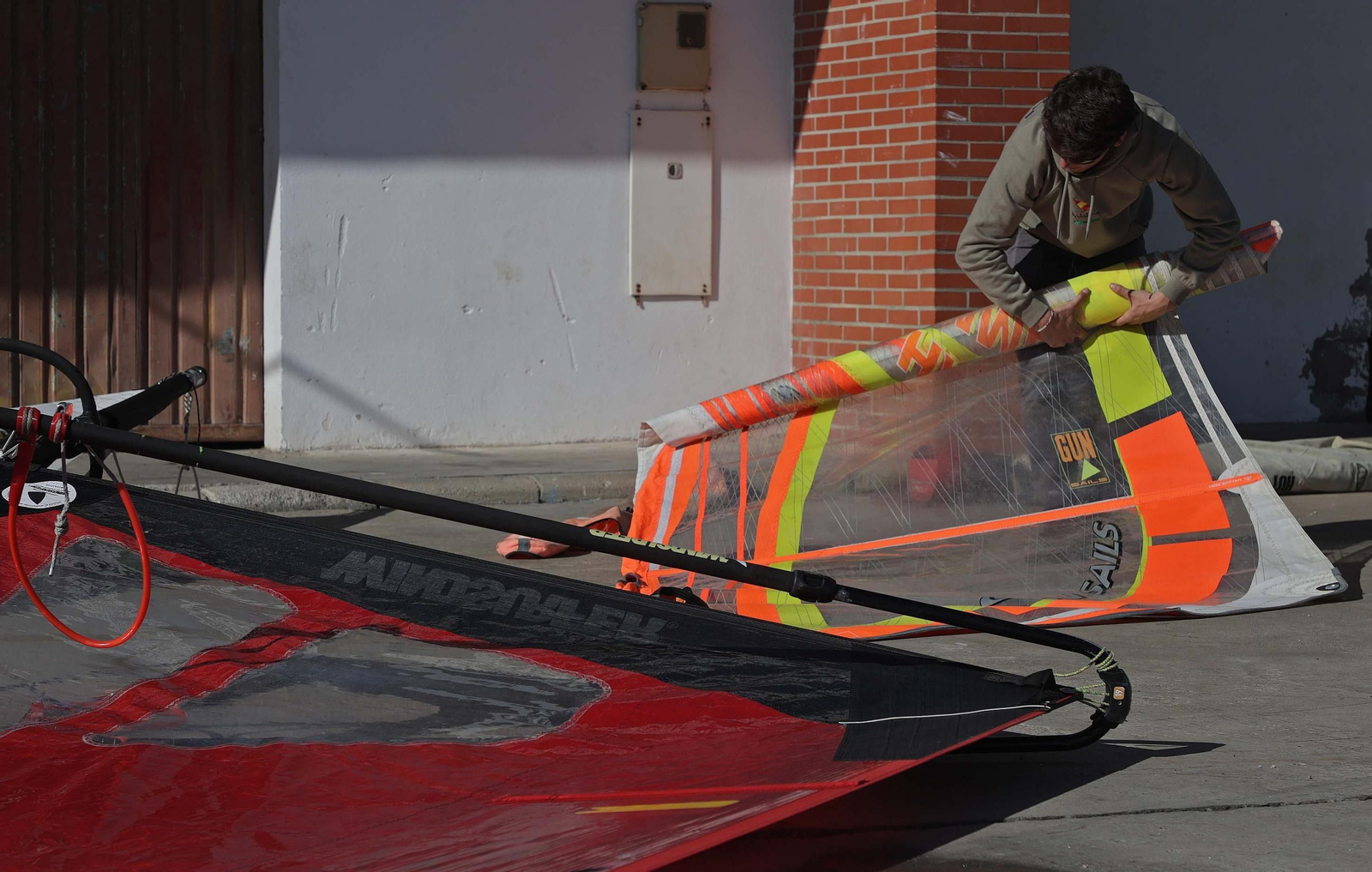 Fotos de la segunda jornada de la Copa de Andalucía de la clase windsurfer en La Línea