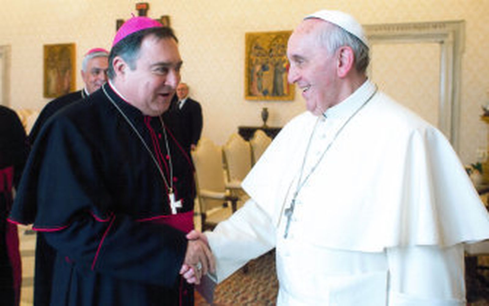 El Papa, el obispo y el 'cardenal'