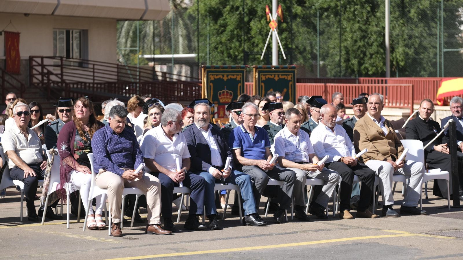 Imágenes de la celebración del 179 aniversario de la Guardia Civil, en la Comandancia de Almería