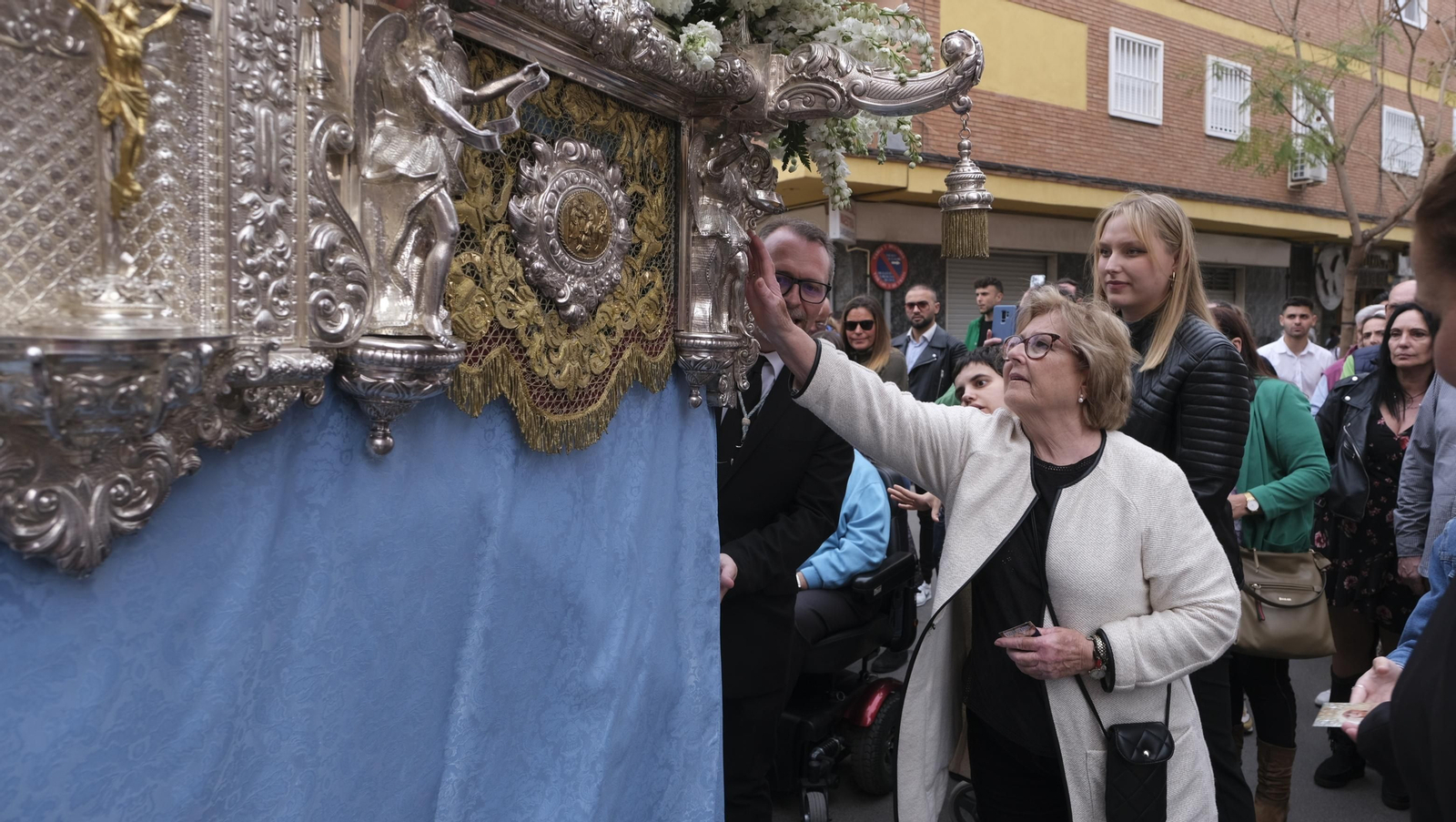 La procesión de Los Ángeles en Almería, en imágenes