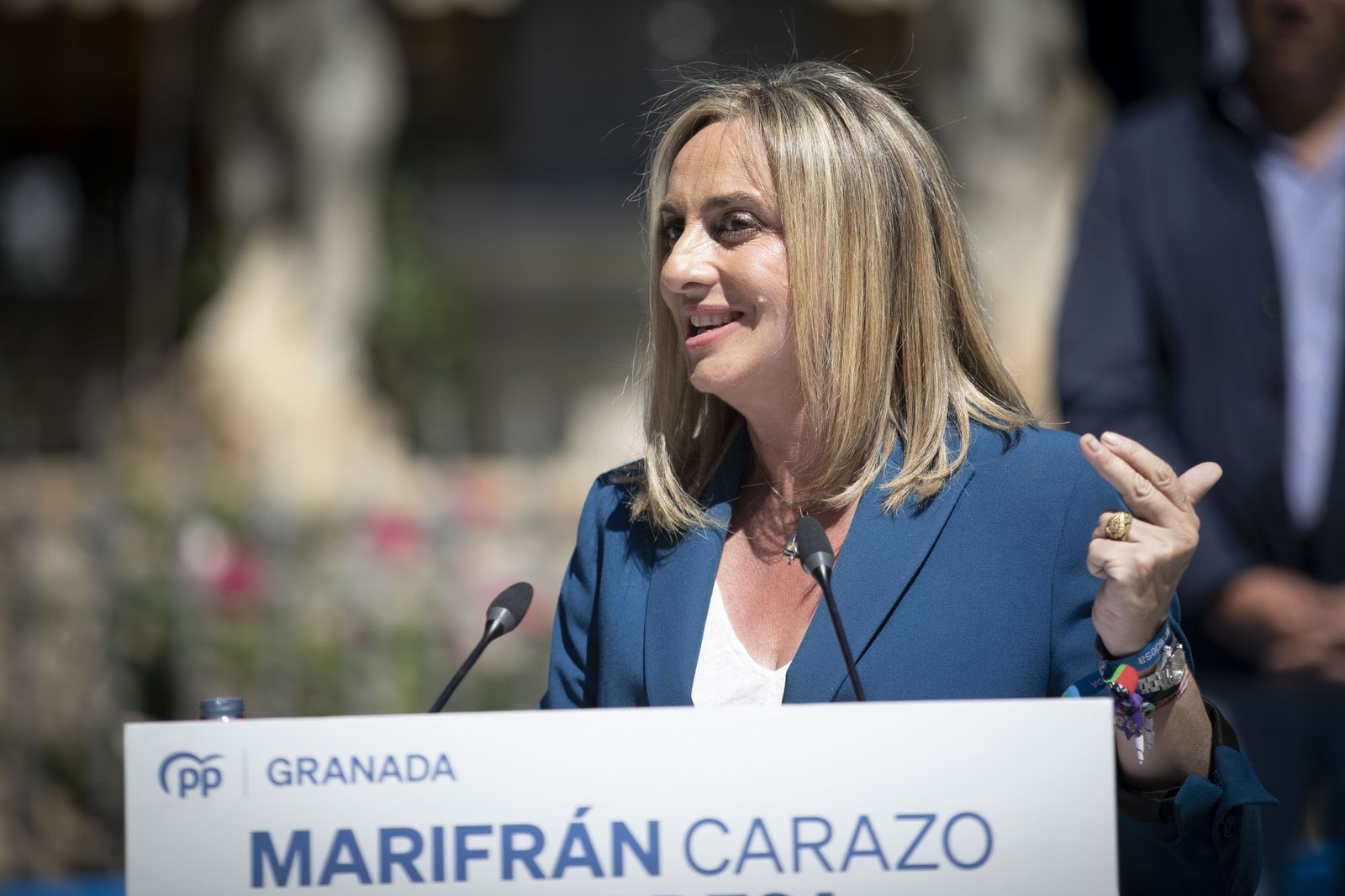 Marifrán Carazo, candidata del PP a la Alcaldía de Granada.