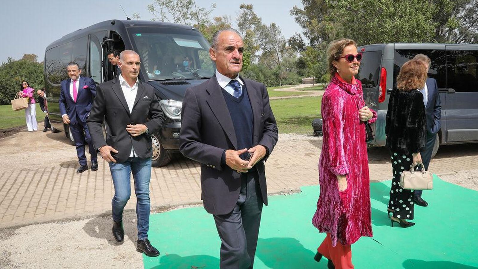 Mario Conde en el bautizo