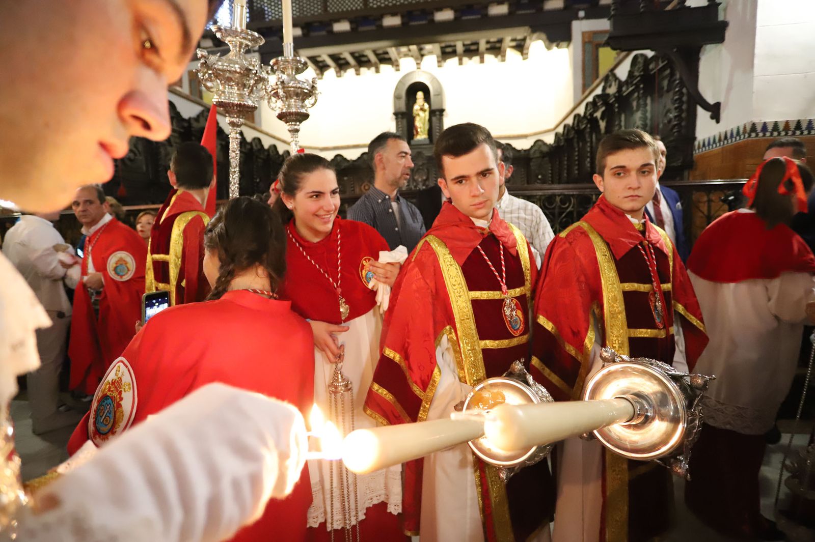 Las mejores imágenes de la hermandad de la Borriquita  de Huelva en el domingo de ramos 2019