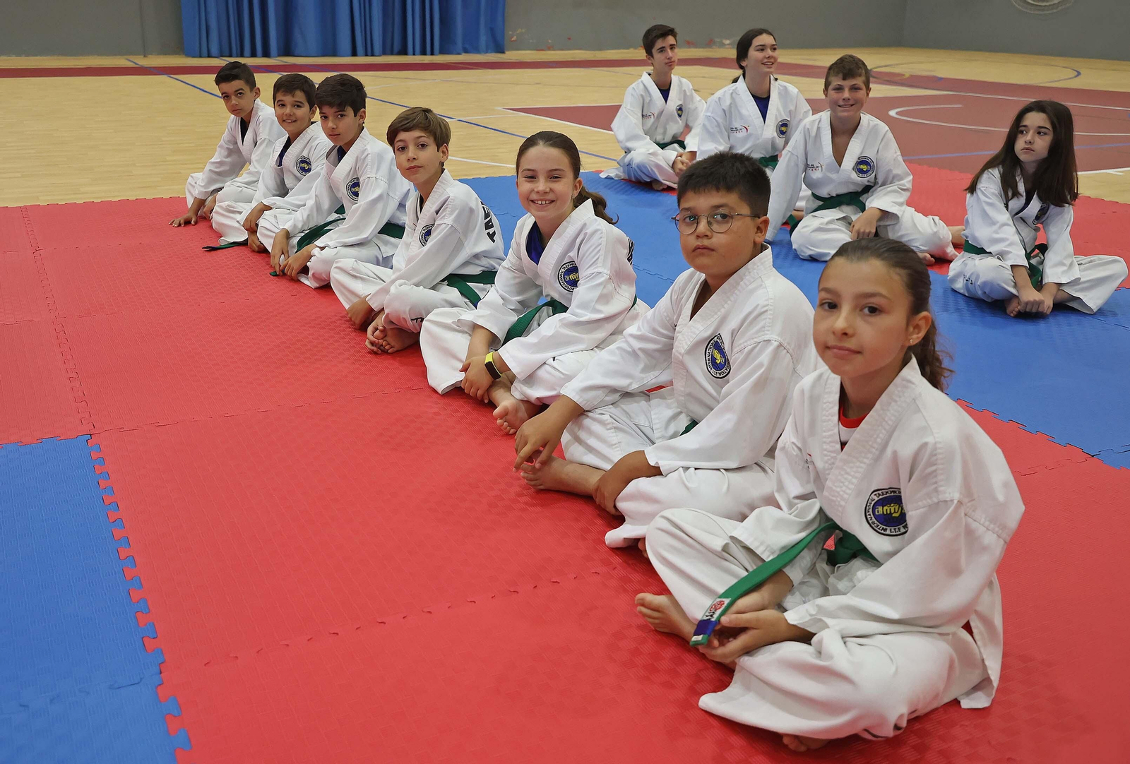 Imágenes de los exámenes de grado Taekwon - Do ITF en San Roque