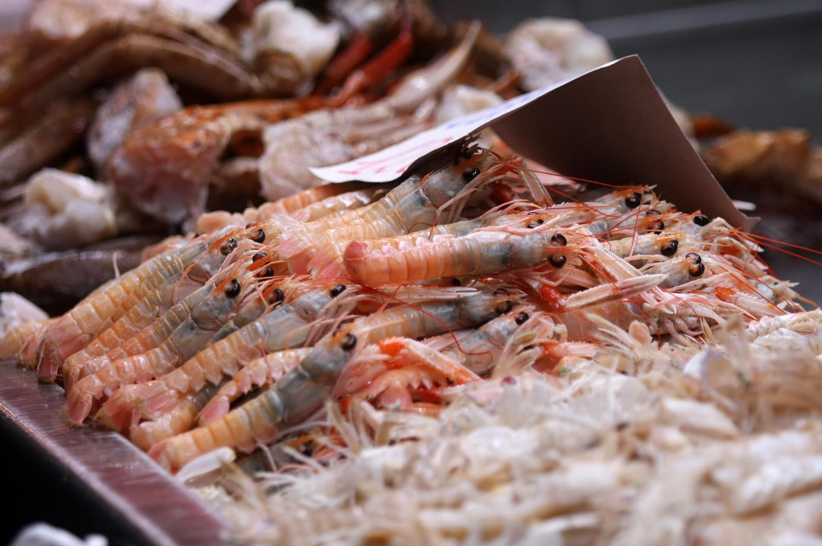 La gamba de Huelva, reina del mercado en los días previos a la Navidad