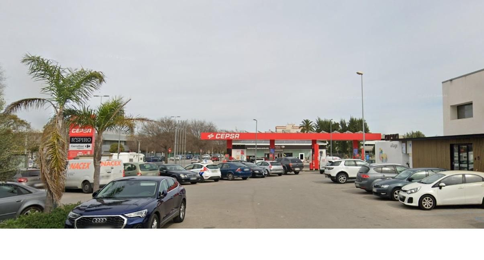Imagen de la gasolinera que fue licitada por el Ayuntamiento en 2021.