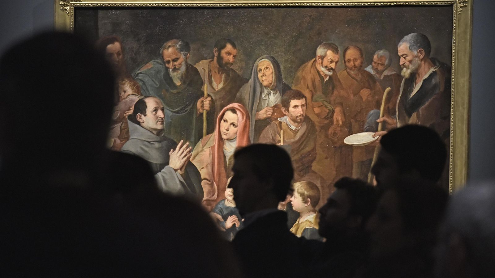 'San Diego de Alcalá dando de comer a los pobres' de la Real Academia de San Fernando.