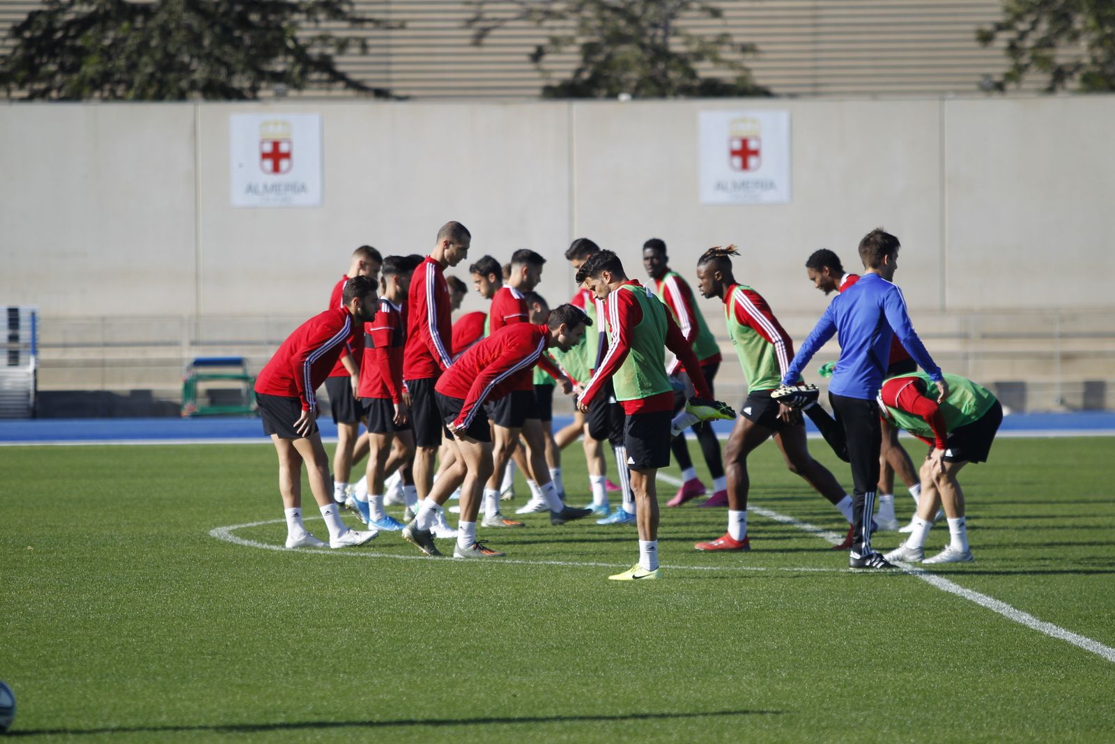Fotogalería del entrenamiento del Almería previa al partido ante el Numancia