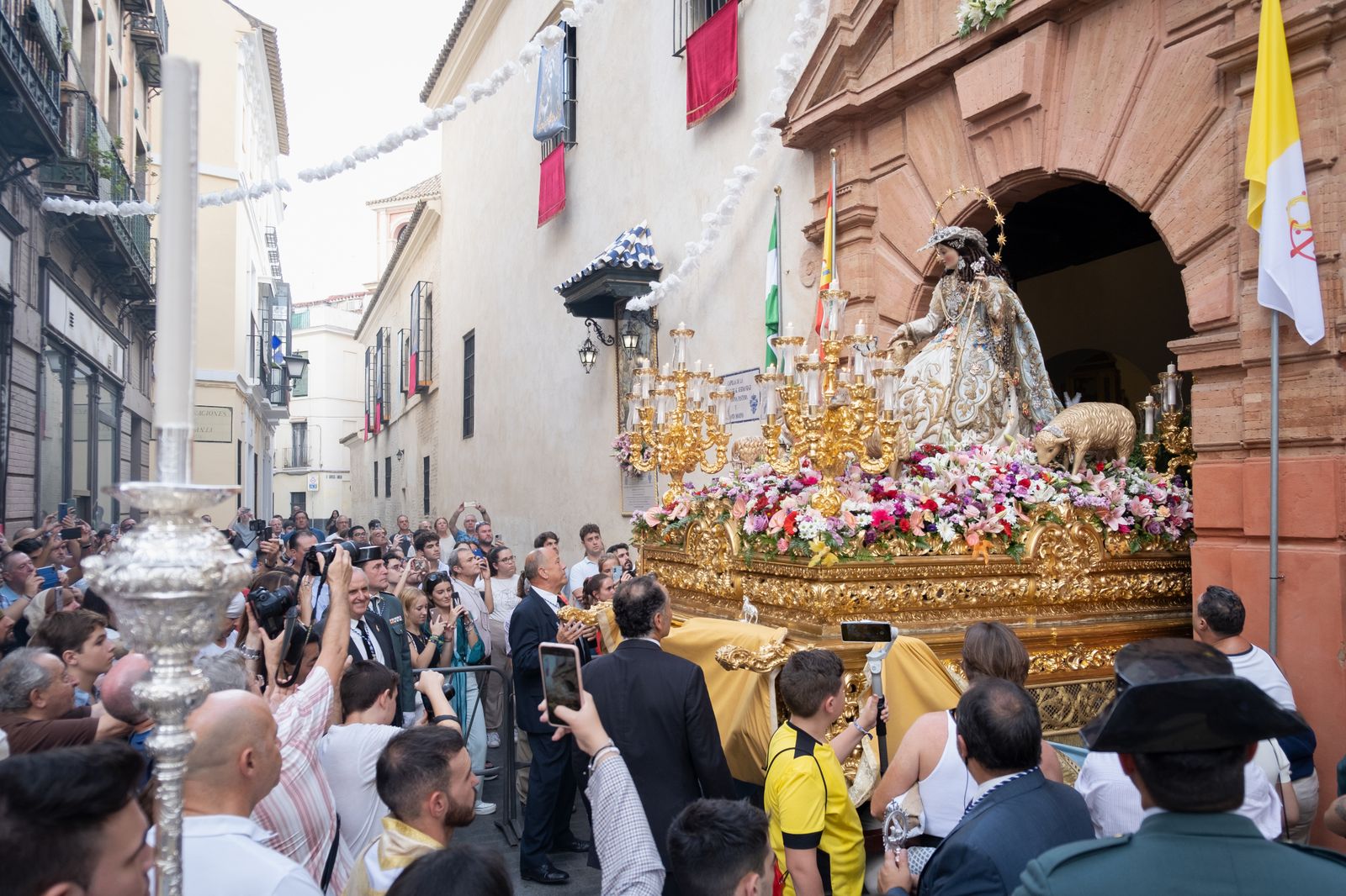Las imágenes de la salida de la Divina Pastora de Santa Marina