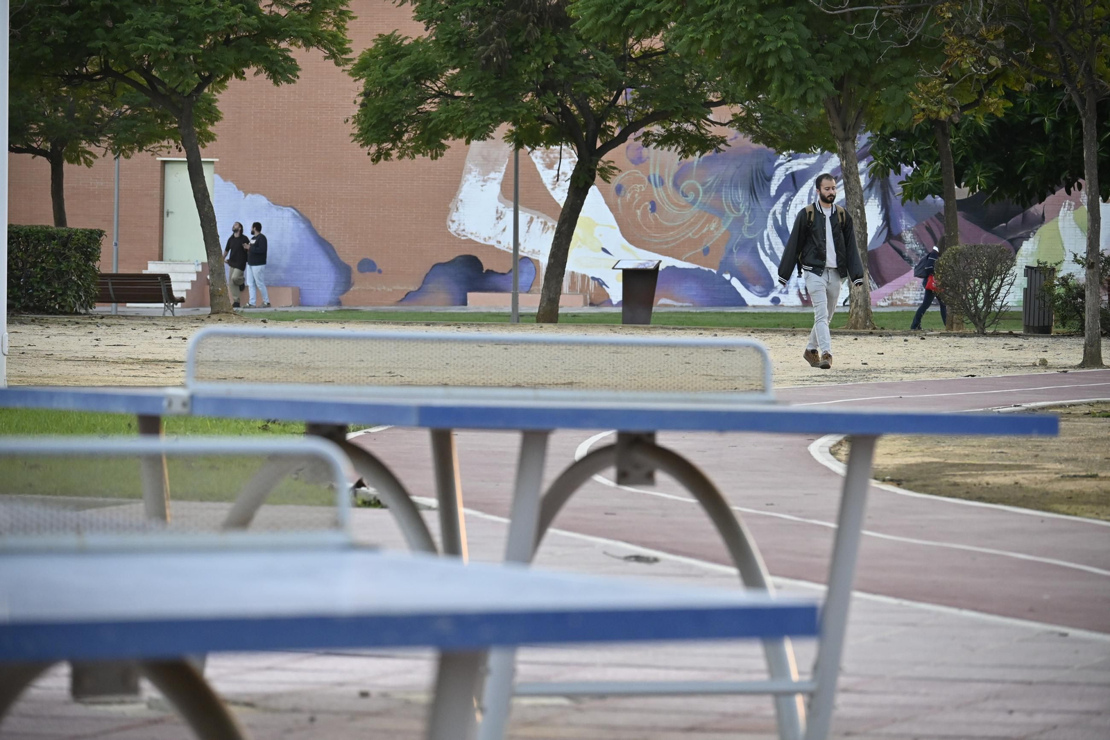 Ambiente en la Universidad del Carmen de Huelva, en imágenes