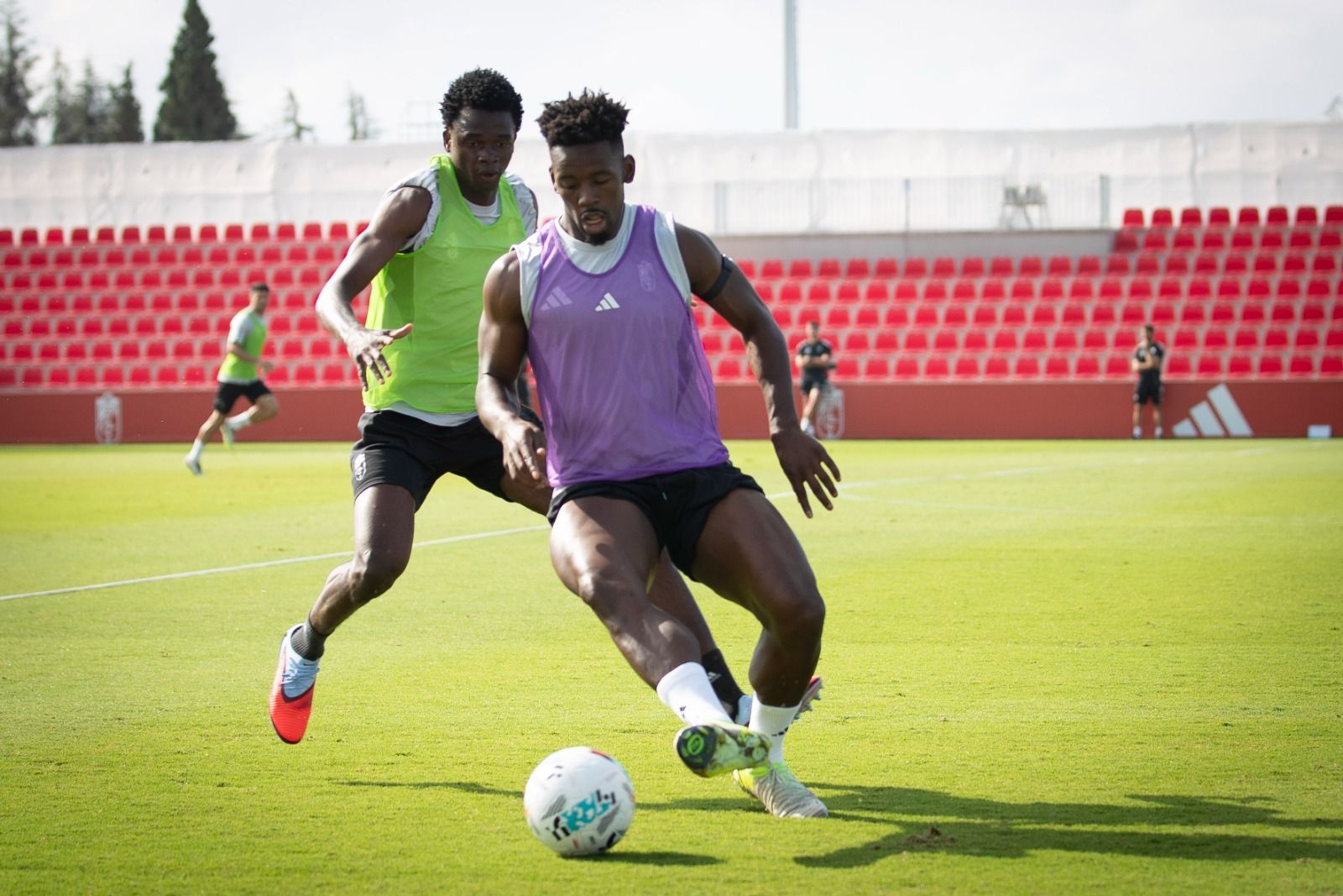 Las imágenes del entrenamiento del Granada CF