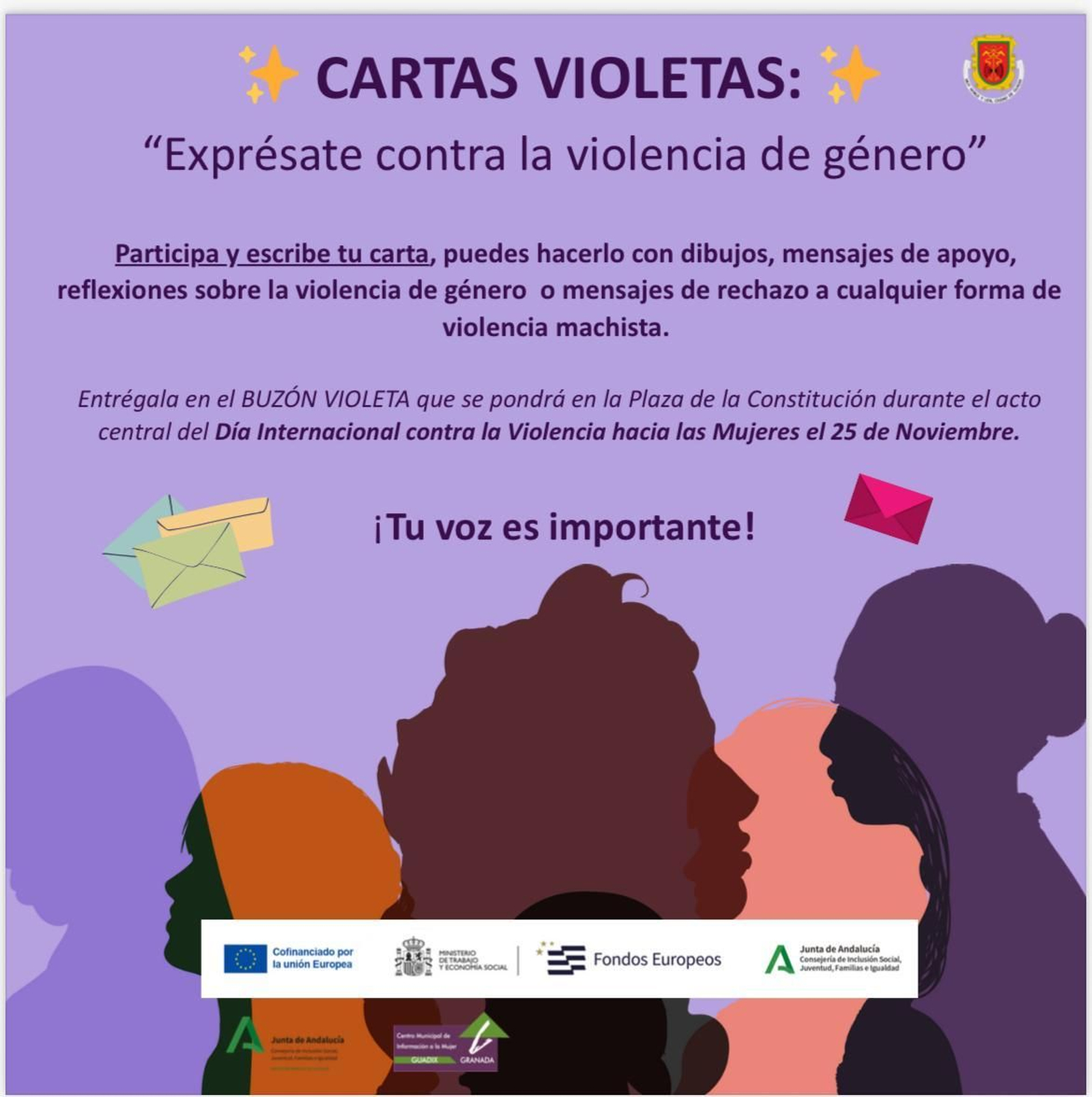 Cartel de la iniciativa del Ayuntamiento de Guadix.