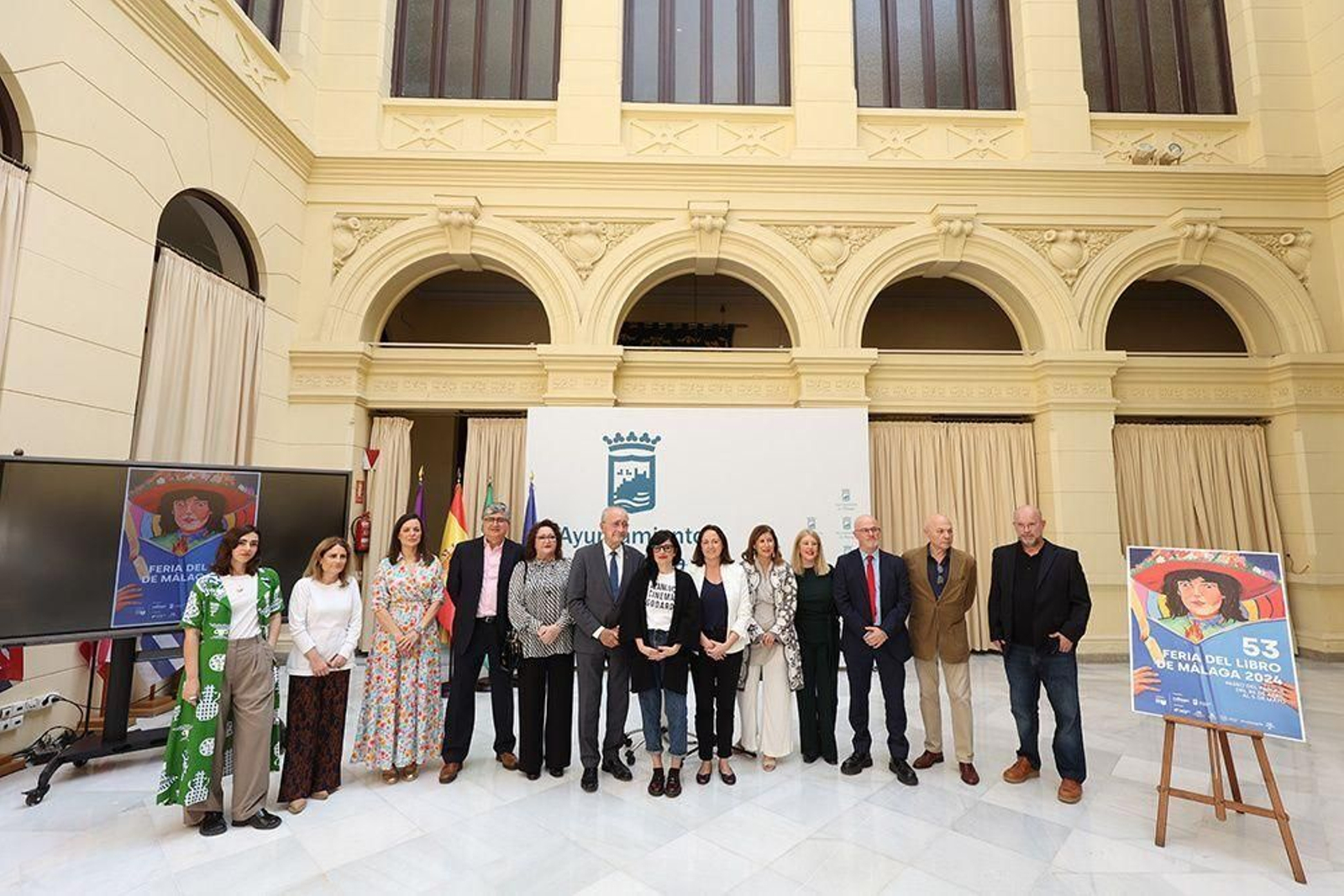 Presentación de la 53ª edición de la Feria del Libro de Málaga.