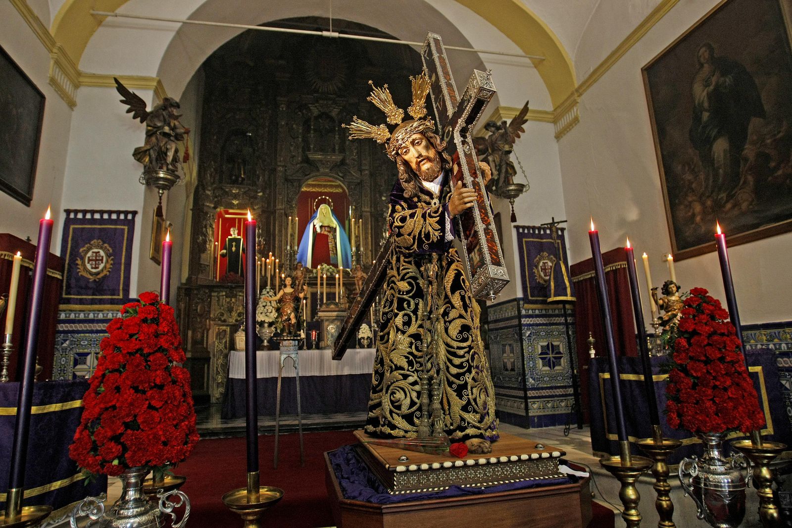 Jesús Nazareno en la capilla de San Juan de Letrán.