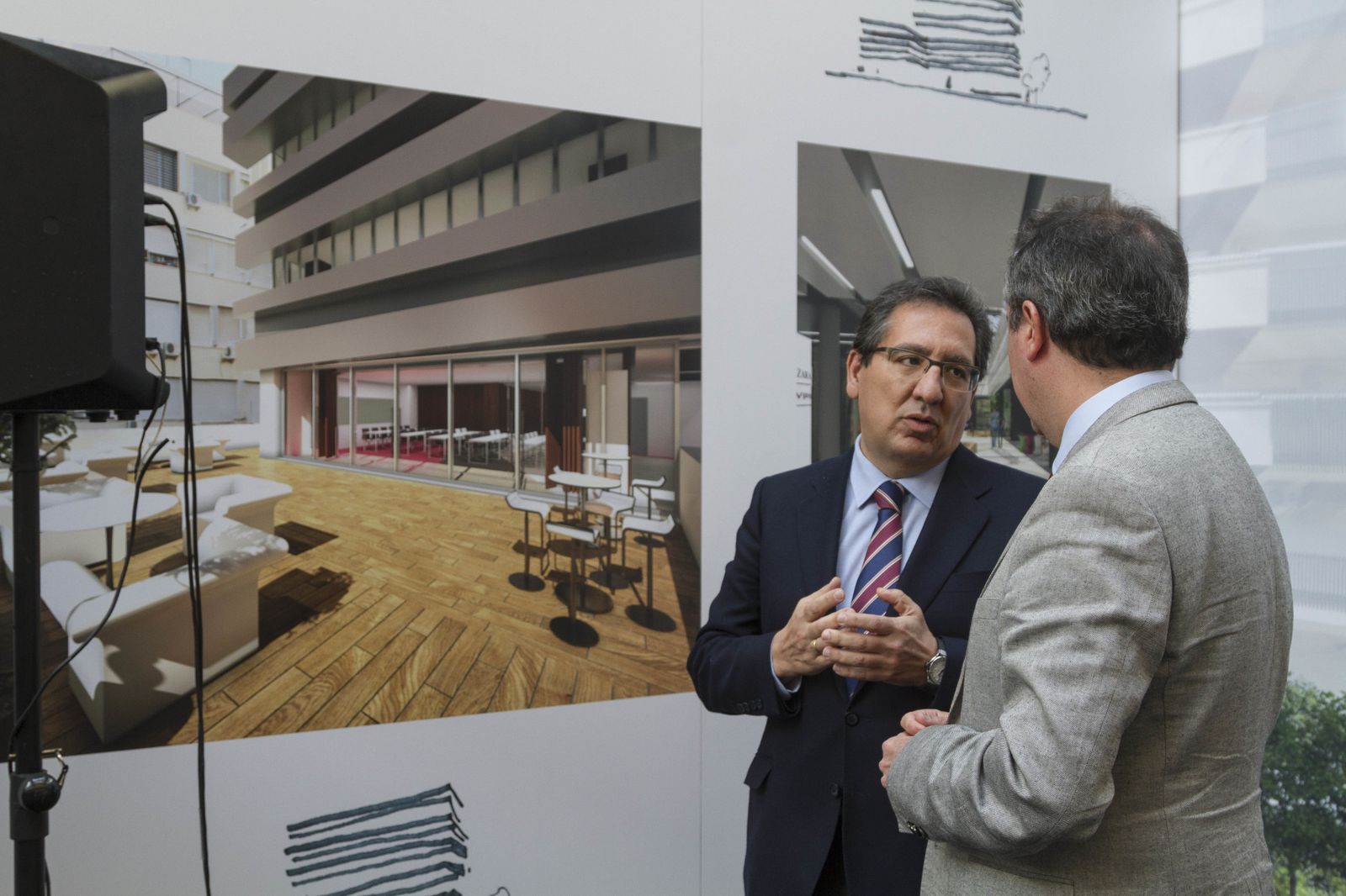 La presentación del proyecto de remodelación del edificio Villasís