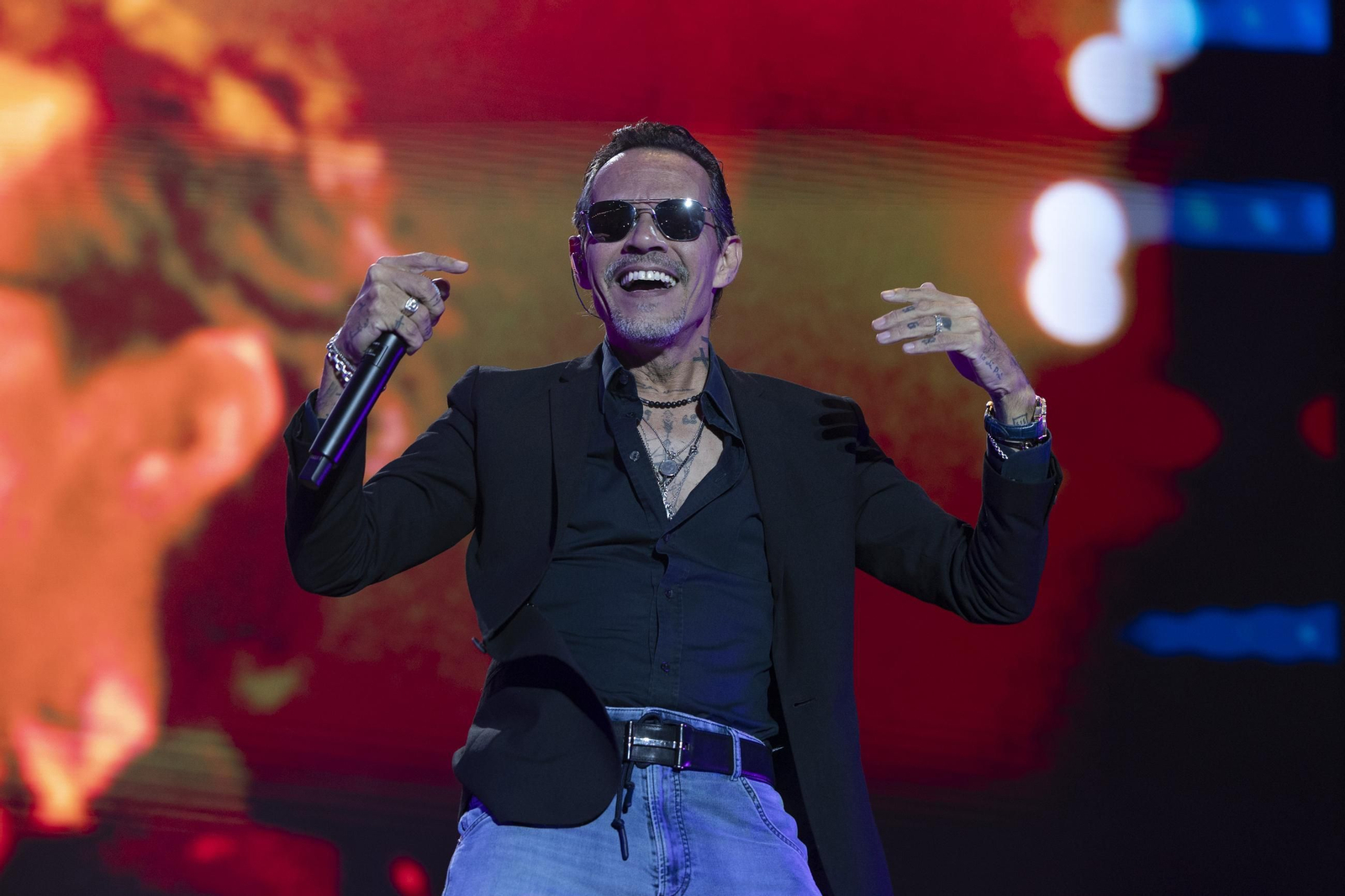 Las mejores imágenes del concierto de Marc Anthony en Cádiz