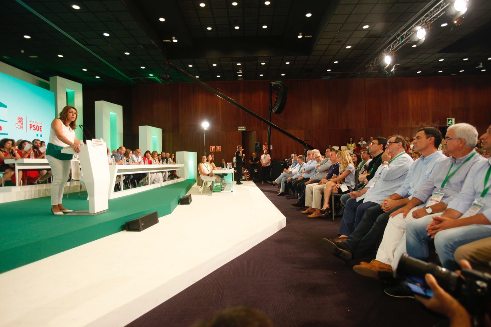 La clausura del Congreso del PSOE-A