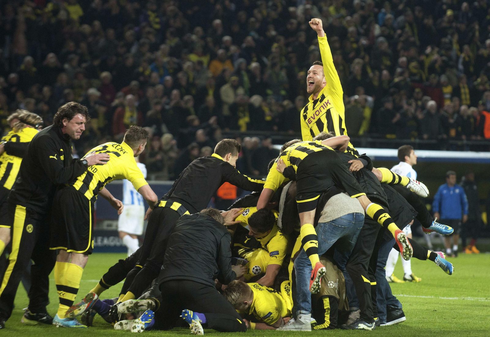 Las fotos del Borussia Dortmund-Málaga CF.