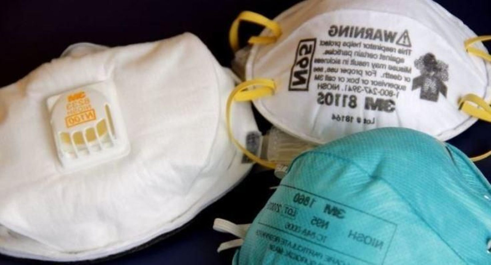 Diferentes mascarillas.