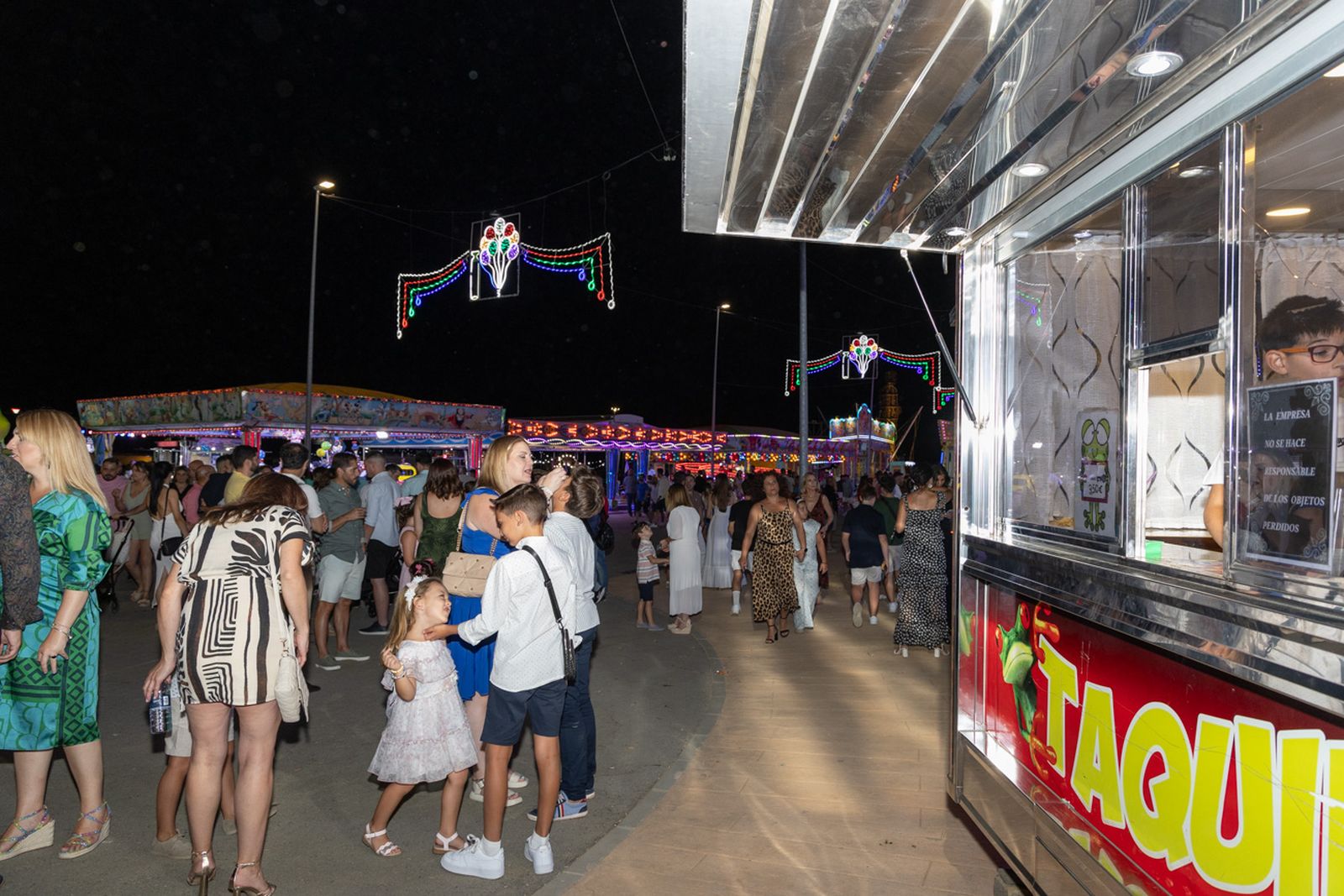 Así disfrutan los torrecampeños de su feria.