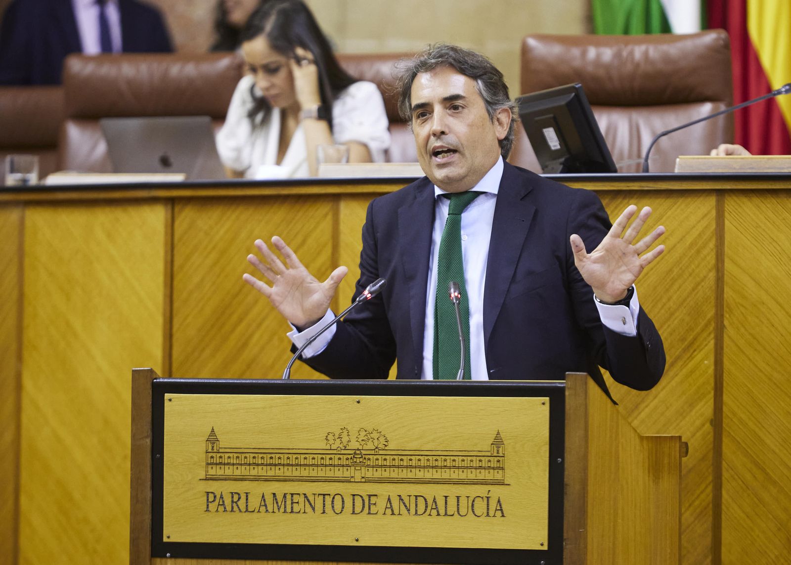 El parlamentario Antonio Saldaña fue el encargado de presentar la PNL en el Parlamento.