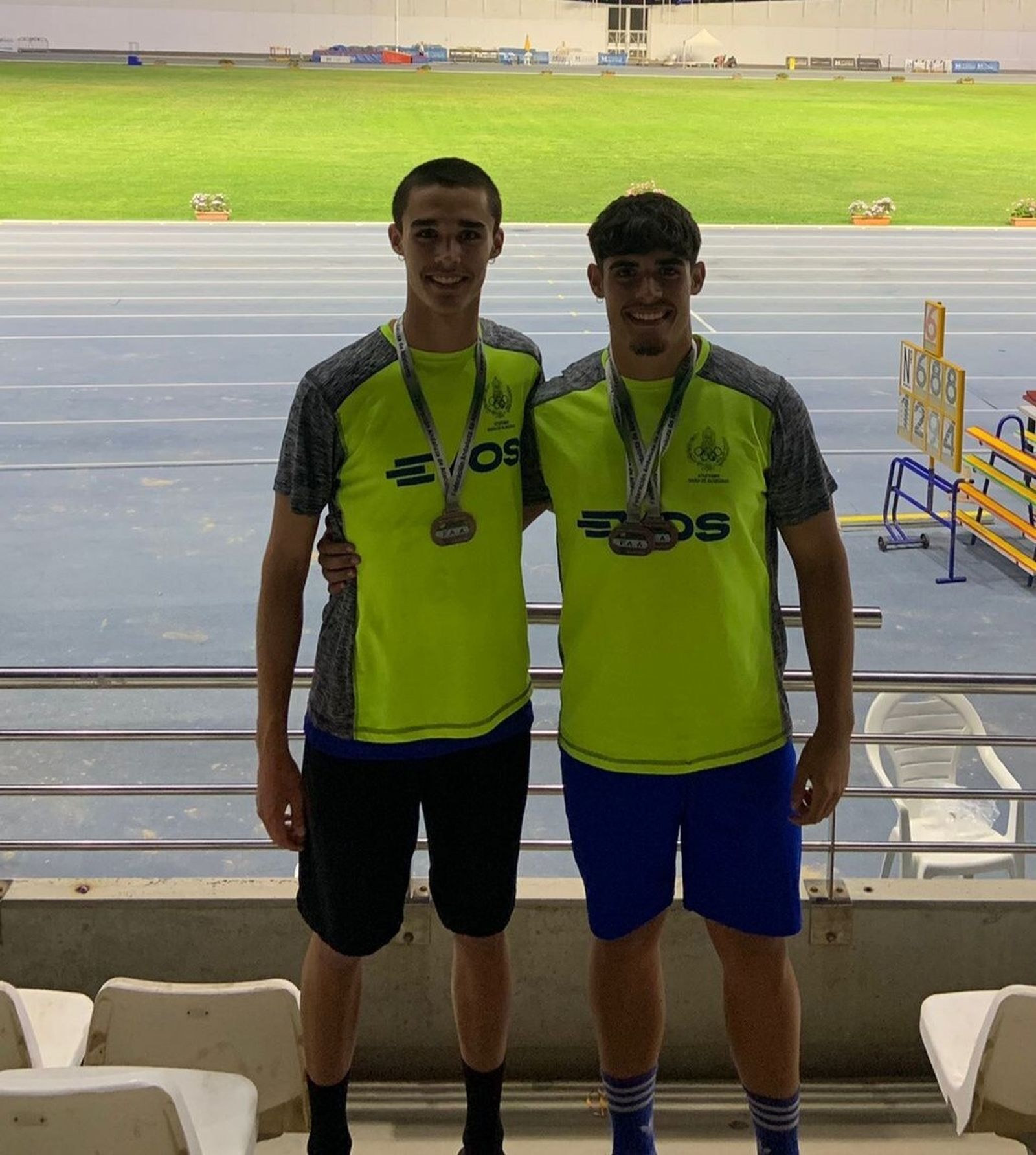 Los hermanos Francisco Manuel y David Santana.