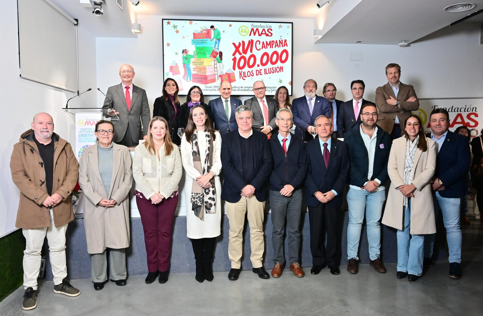 Presentación de la  XVI 100 000 Kilos de Ilusión de la Fundación MAS