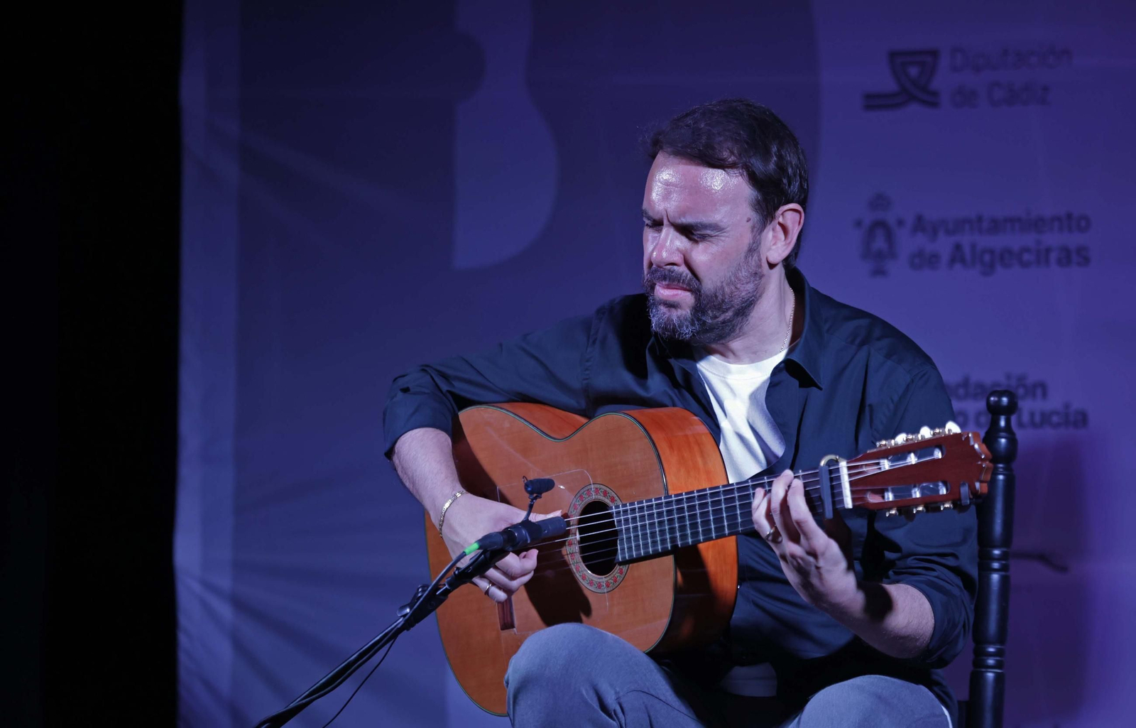 Fotos del concierto de Dani de Morón en el Centro de Interpretación 'Paco de Lucía' de Algeciras