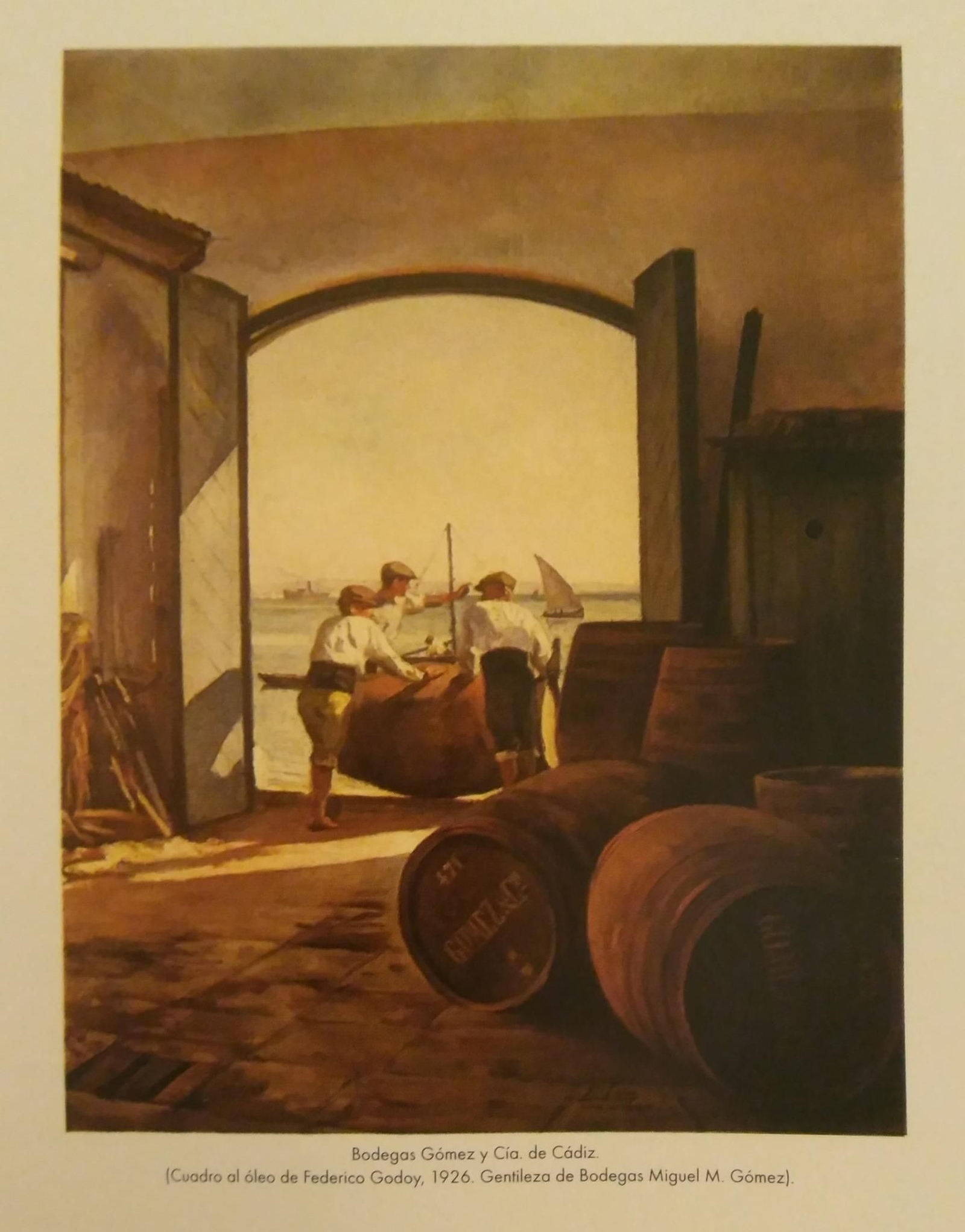 Embarque de vino de bodegas Gómez, de Federico Godoy, 1926.