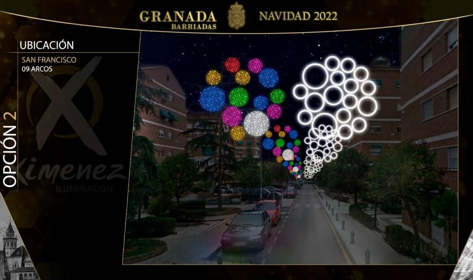 Estas son las luces de Navidad de los barrios de Granada, calle por calle