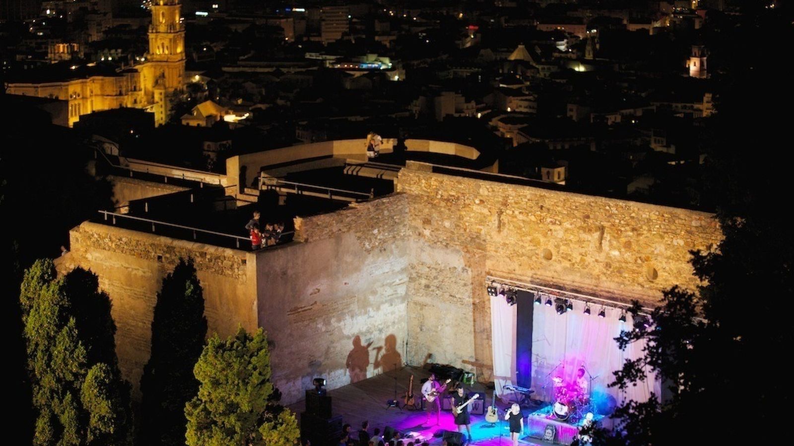 Concierto solidario en Gibralfaro.