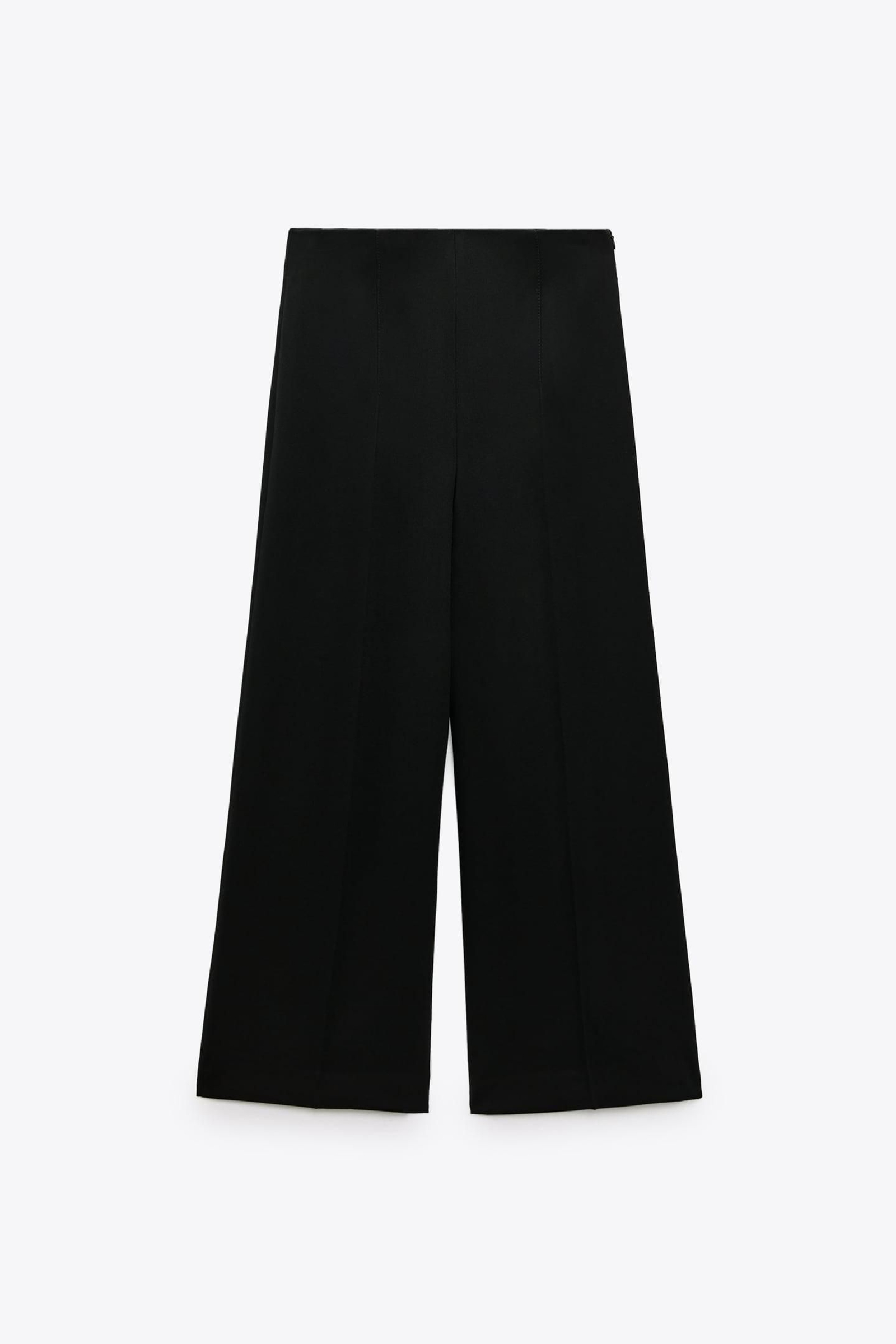 Pantalones culotte negros de Zara.