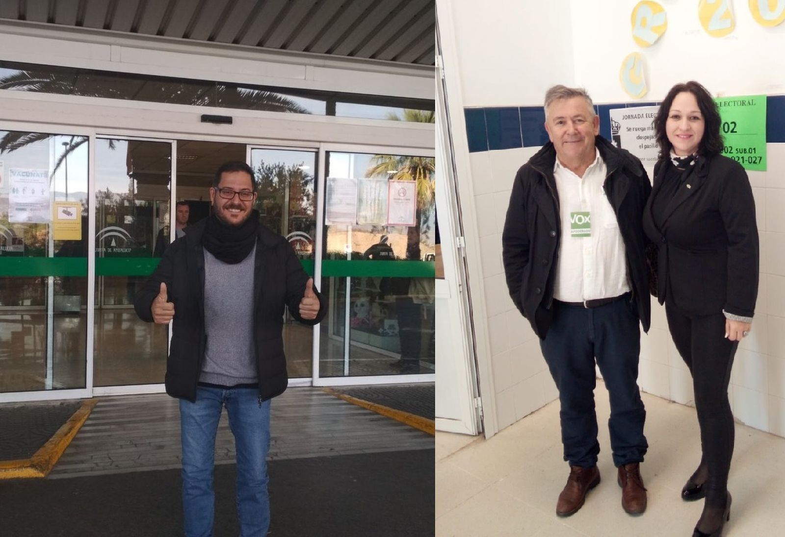 Diego Crespo deja el hospital para votar, Luz Belinda Rodríguez candidata-apoderada de Vox