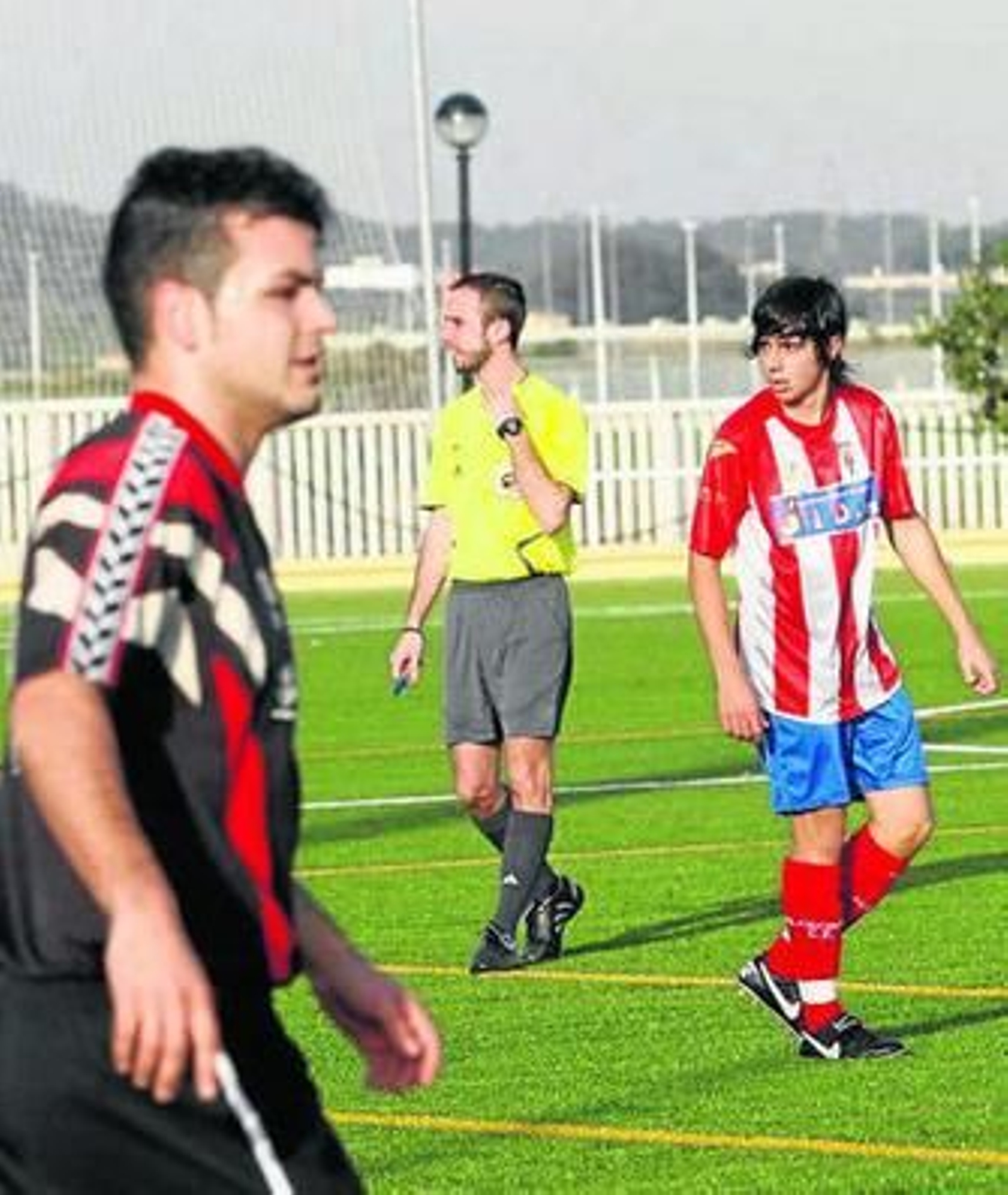 Imagen del Algeciras/Séneca, con Fernández Arjona en el centro.
