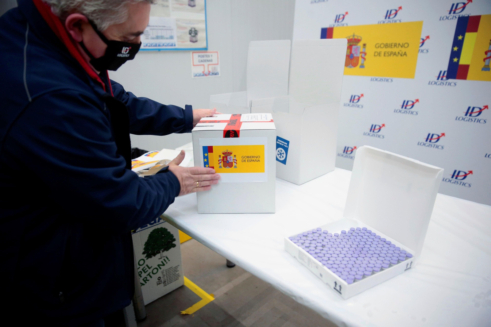 Primeras vacunas recibidas por Sanidad.