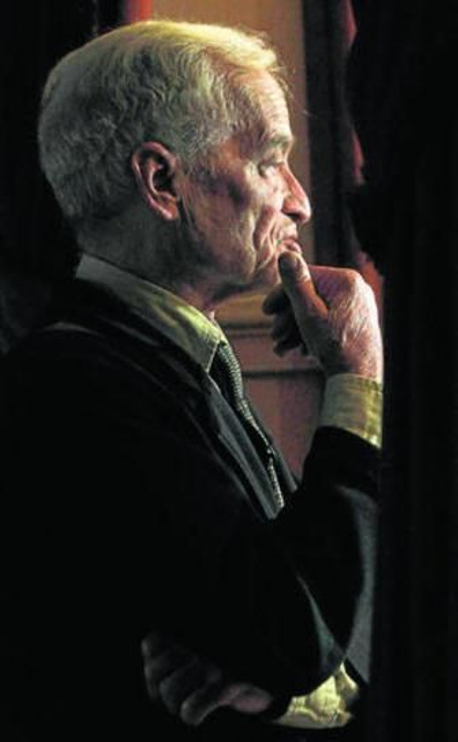 Luis Goytisolo, ayer, en su encuentro con los medios de comunicación.