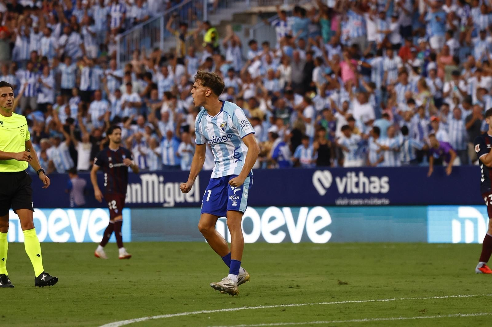 El Málaga CF - SD Eibar, en fotos