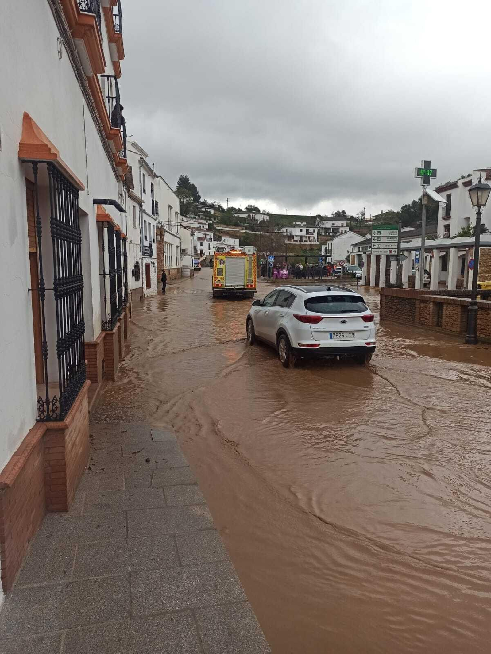Inundaciones en Setenil: imágenes de los daños tras la tromba de agua