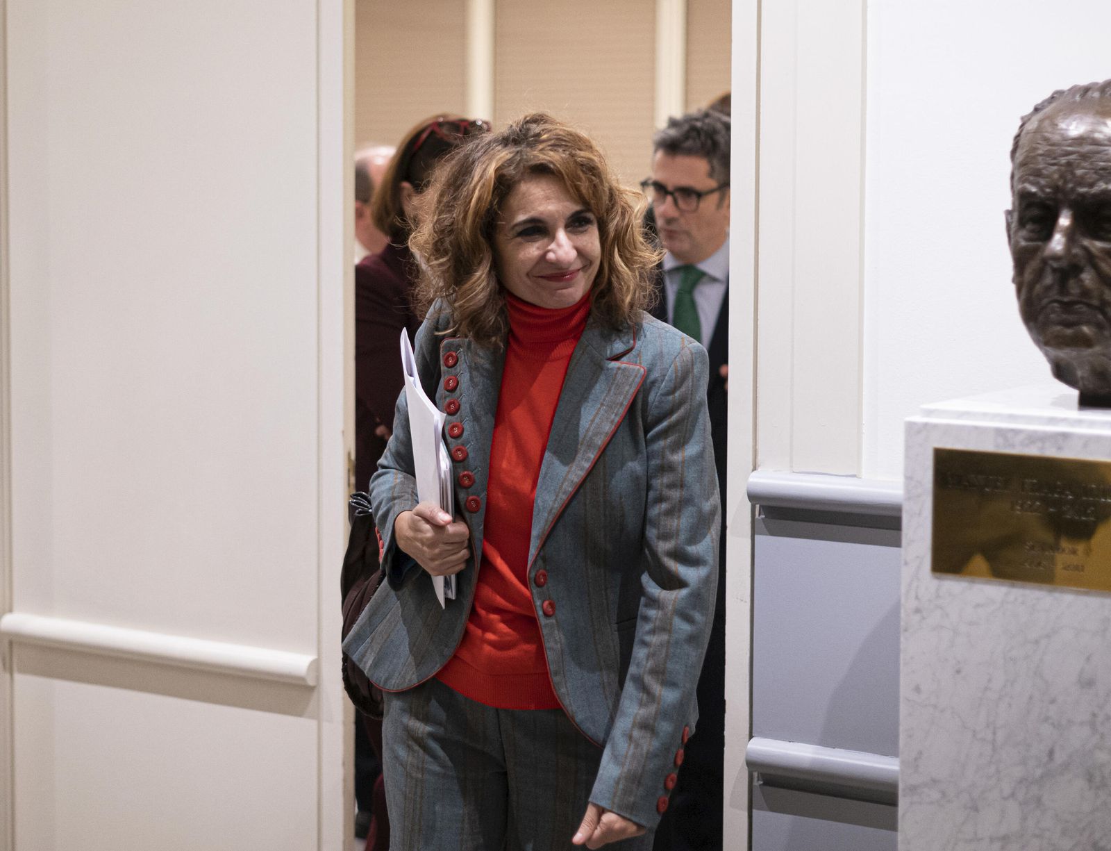 María Jesús Montero, ministra de Hacienda, esta semana en el Senado