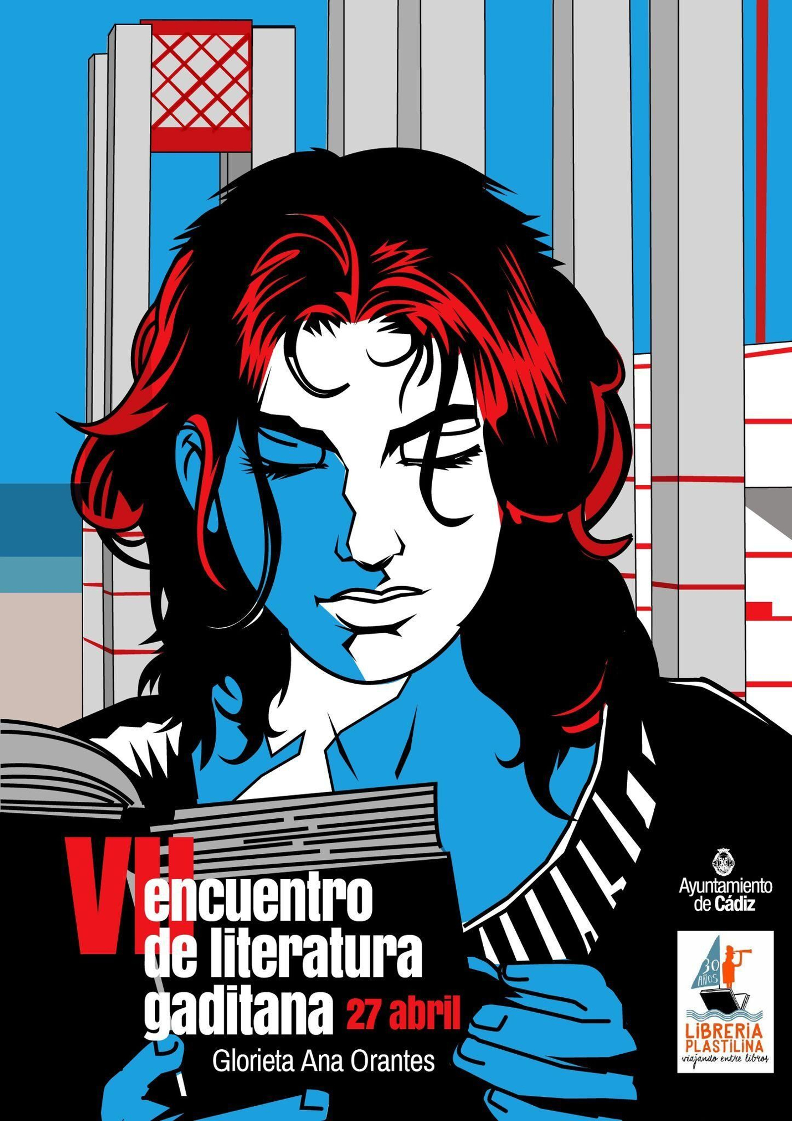 Cartel anunciador del encuentro, obra de Miguel Guillén.