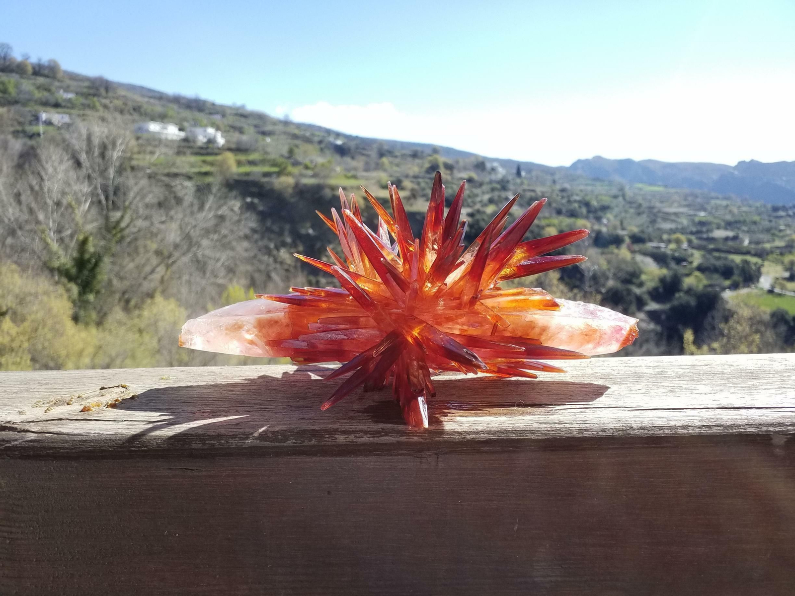 Uno de los cristales en los que se observó el efecto ajolote.