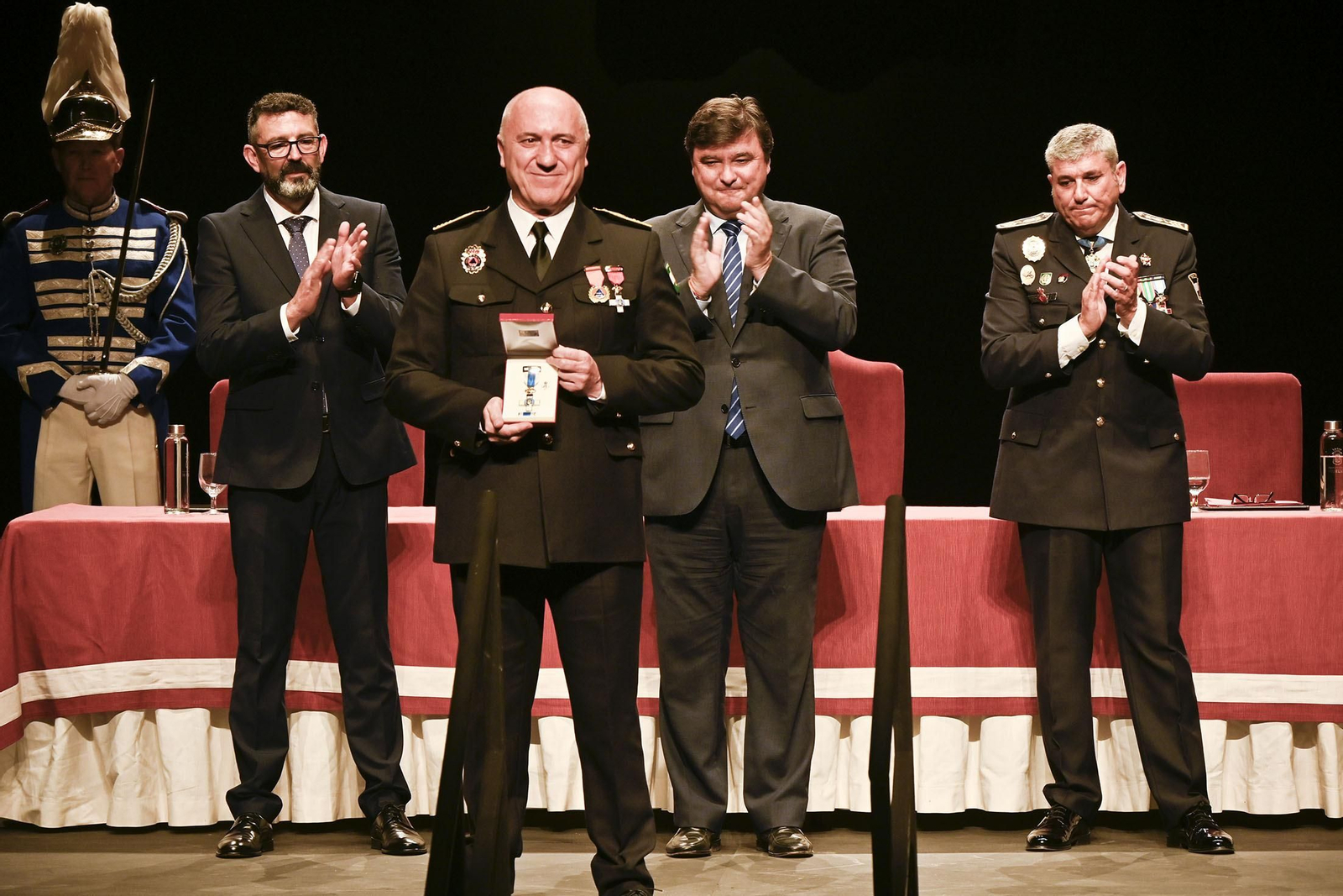 Imágenes del acto del Día de la Policía Local de Huelva