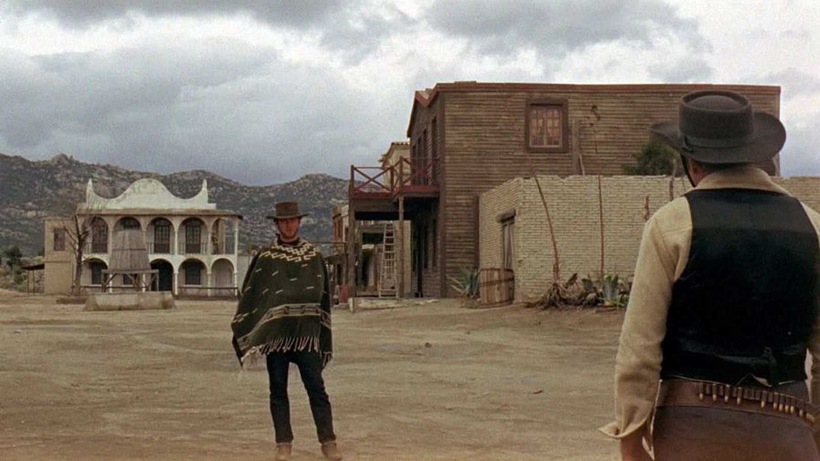 Clint Eastwood durante uno de sus rodajes en Tabernas