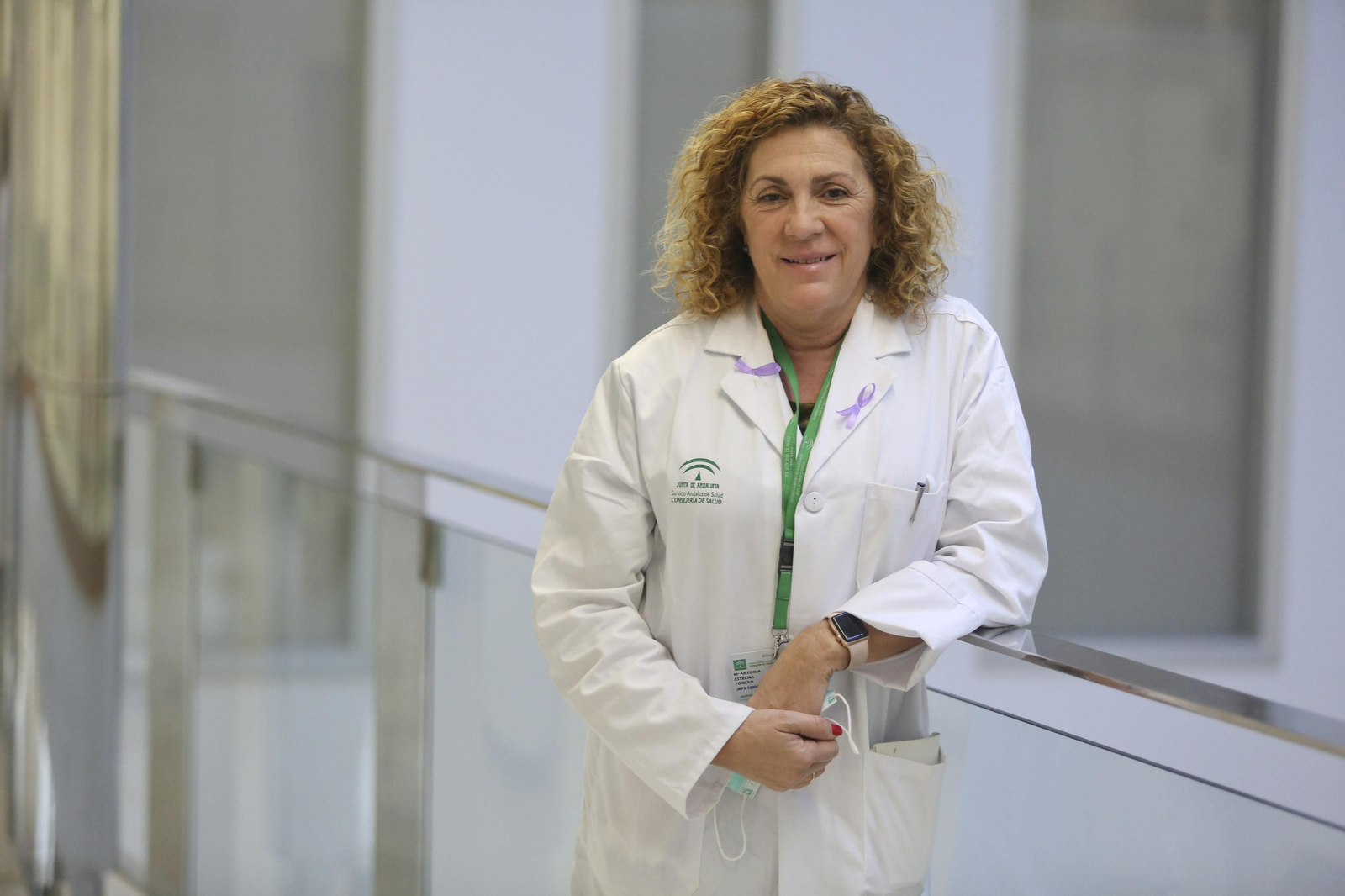 La facultativa, en el Hospital Clínico.