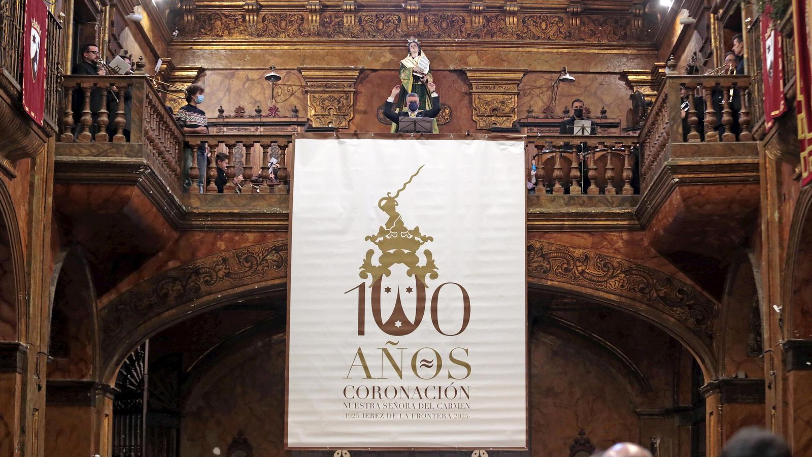 Logo del Aniversario de la Coronación de la Virgen del Carmen.