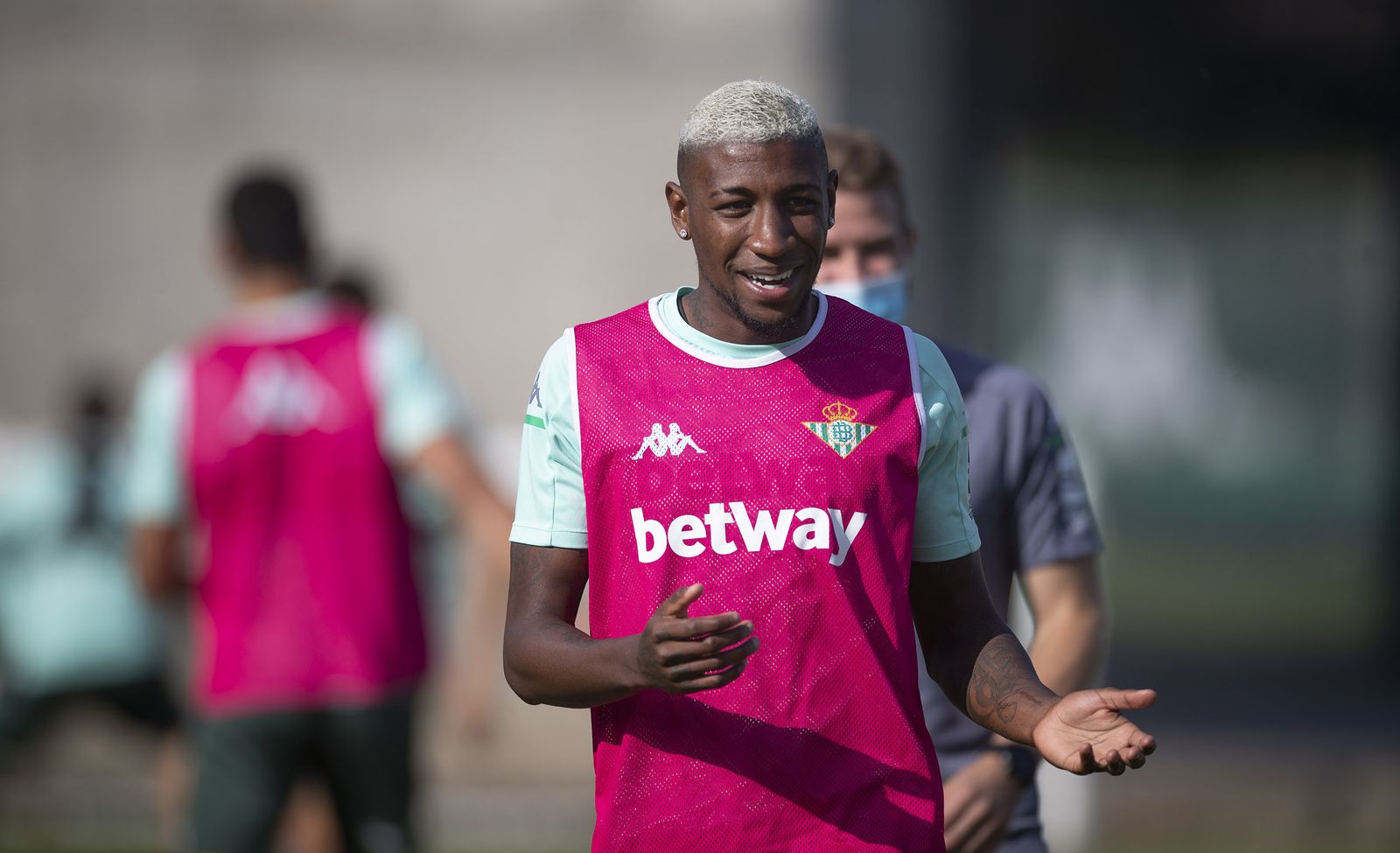 Emerson, en un entrenamiento.